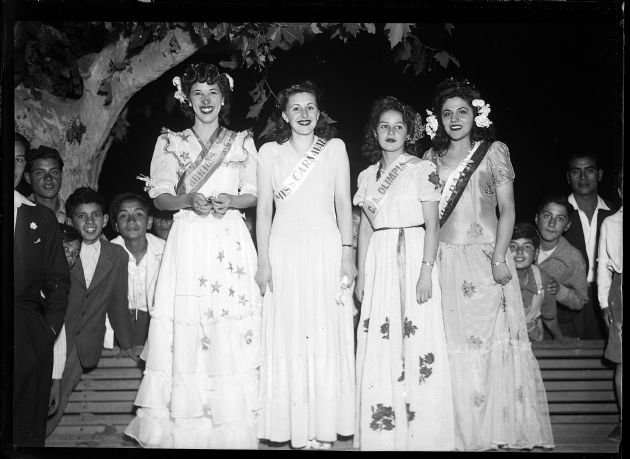 Jóvenes electas para las fiestas de Carnaval