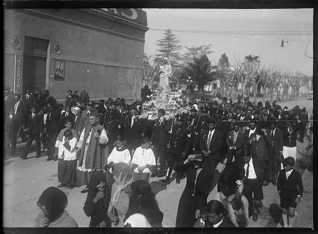 Procesión en Villa Mercedes