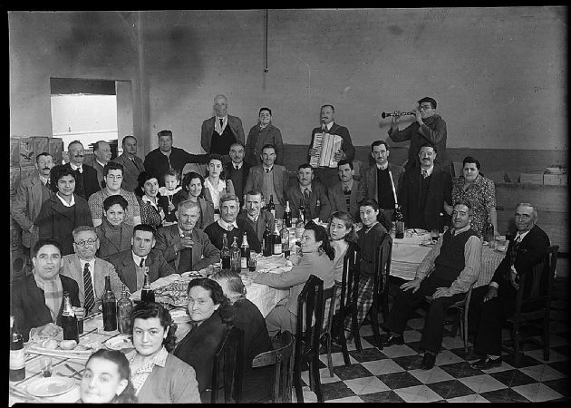Pedro Borsotto, empleados y amigos