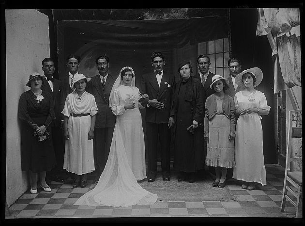 Novios y familia