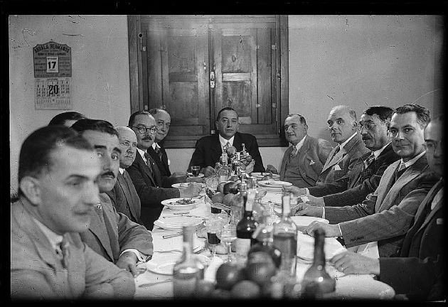 Interventor Federal en almuerzo