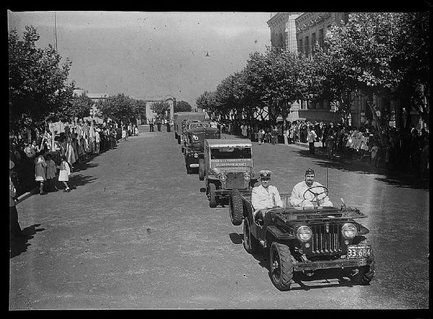 Desfile de vehículos
