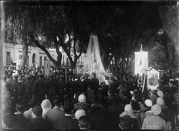 Ceremonia en plaza Pringles
