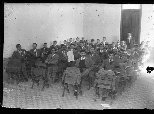 Alumnos de la Escuela Normal