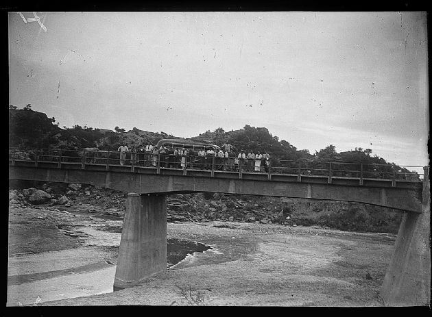 Puente sobre el Río Quinto en Justo Daract