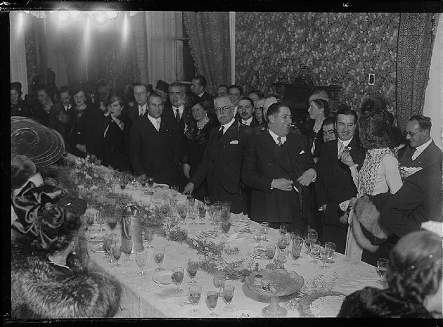 El Gobernador y el Rector de la U.N.C 1