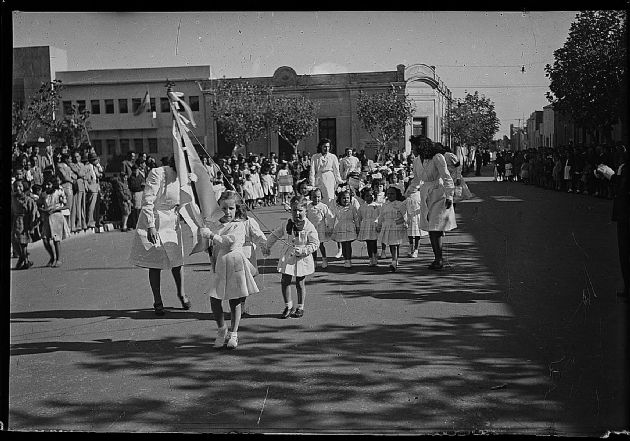 Desfile de alumnos