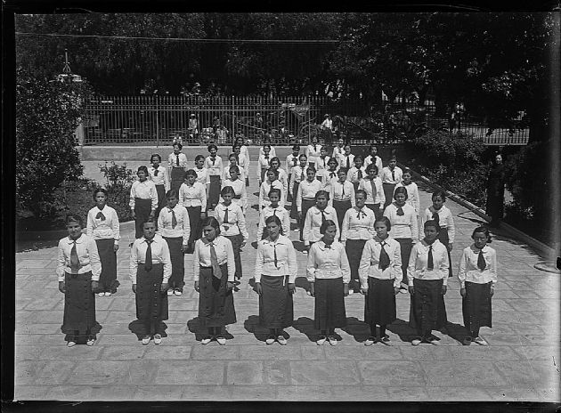 Alumnas en Gimnasia