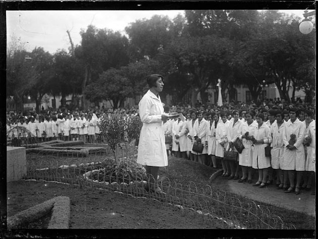 Acto Escolar en Plaza Pringles