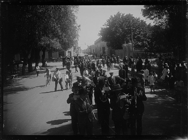 Músicos en calle Rivadavia