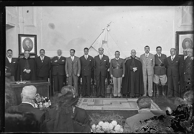 Acto en el Colegio Nacional.