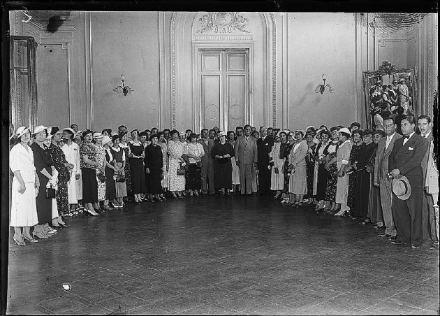 Recepción en el Salón Blanco