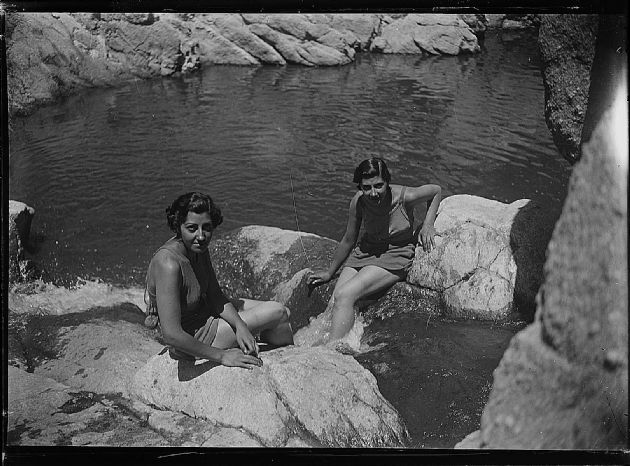 Bañistas en el Agua