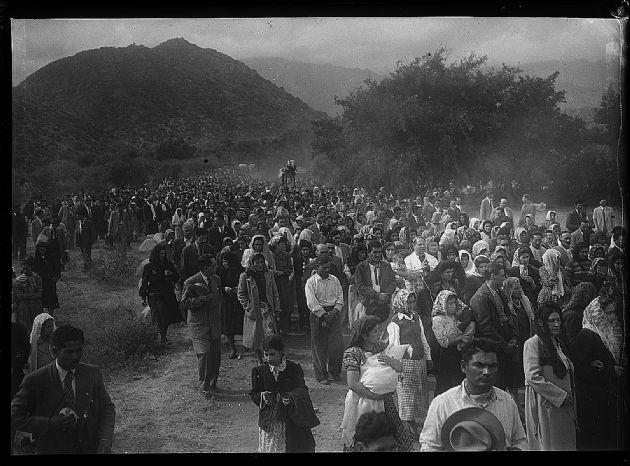 Fieles en Villa de la Quebrada