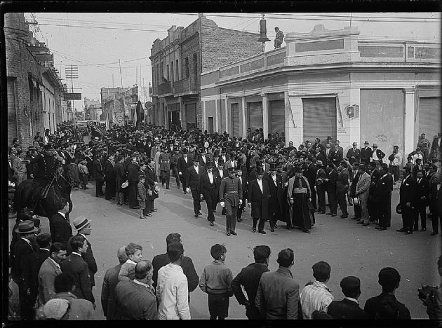 Landaburu, llegando a la iglesia