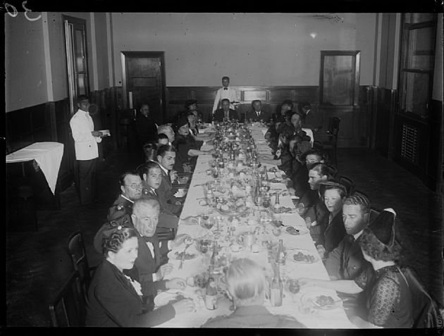 Cena en la Guarnición Ejército San Luis I