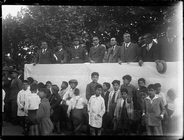 Palco en plaza Independencia