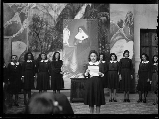 Alumnas de la Escuela San Luis Gonzaga