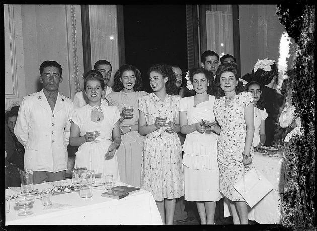 Brindis en el Salón Blanco
