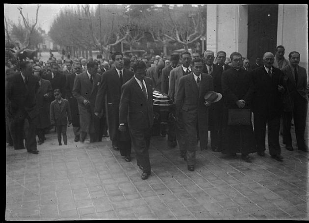 Funeral en la ciudad de San Luis