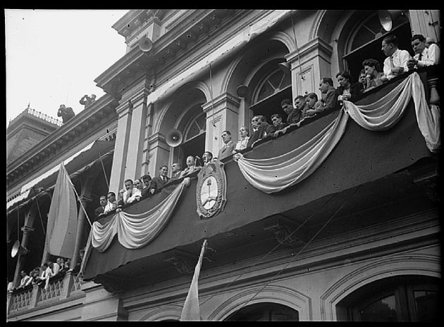 Perón y Evita en la Casa Rosada