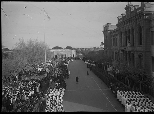 Inauguración Mástil Plaza Independencia