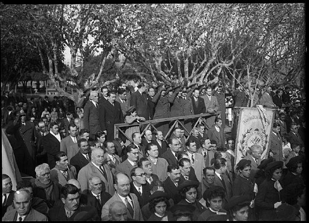 Acto en Plaza Pringles