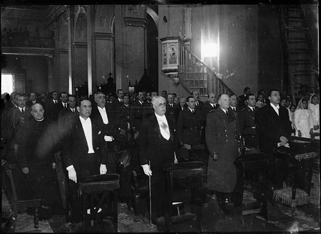 Toribio Mendoza camino al Te Deum 1