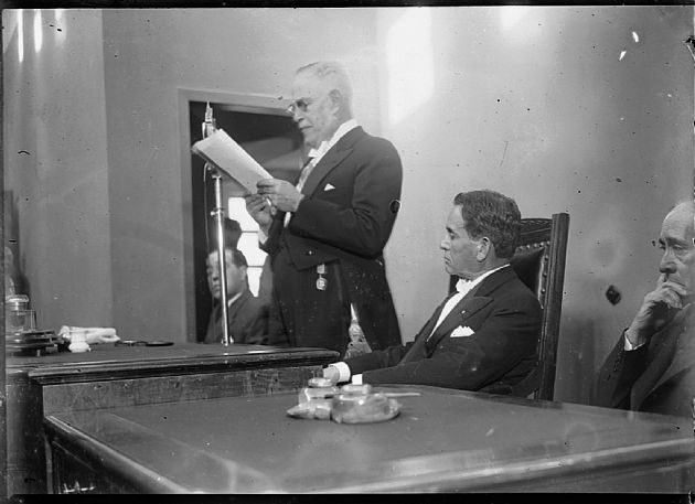 Toribio Mendoza en la Legislatura