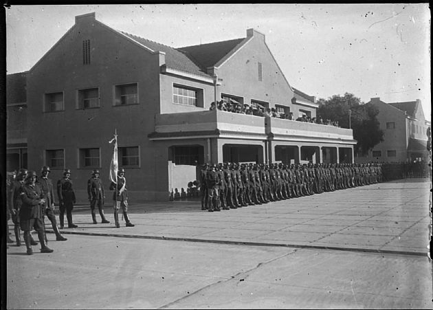Formación en la Plaza de Armas 4