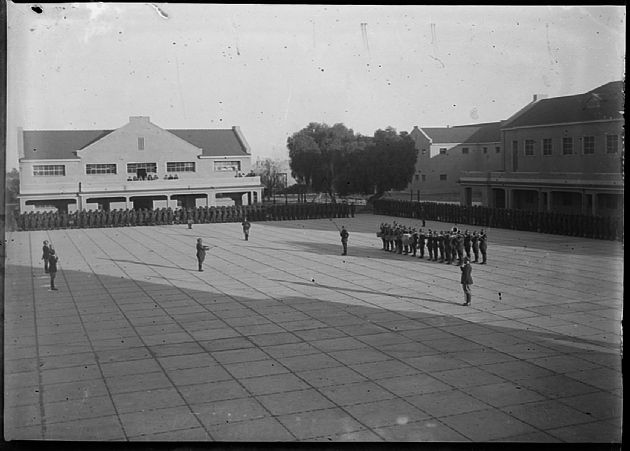 Formación en la Plaza de Armas 2