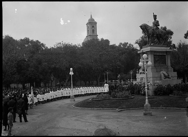 Acto en Plaza Pringles