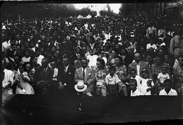 Acto sobre calle San Martín 1