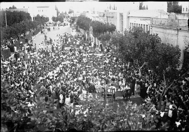 Acto sobre calle San Martín 2