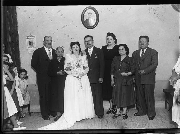 Retrato de Recién Casados y familiares