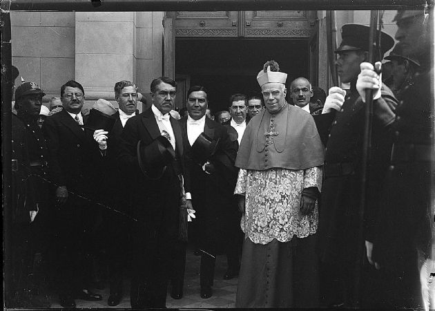 Autoridades a la salida del Te Deum