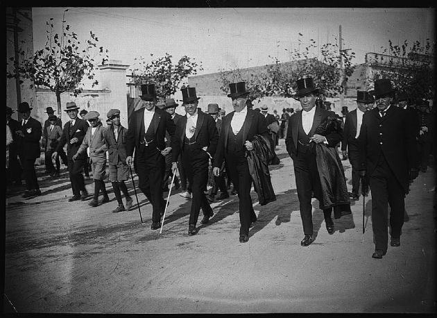 Dr. Alberto Arancibia Rodríguez camino al Tedeum