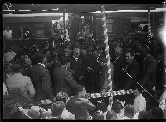 Acto en Estación de Ferrocarril 1