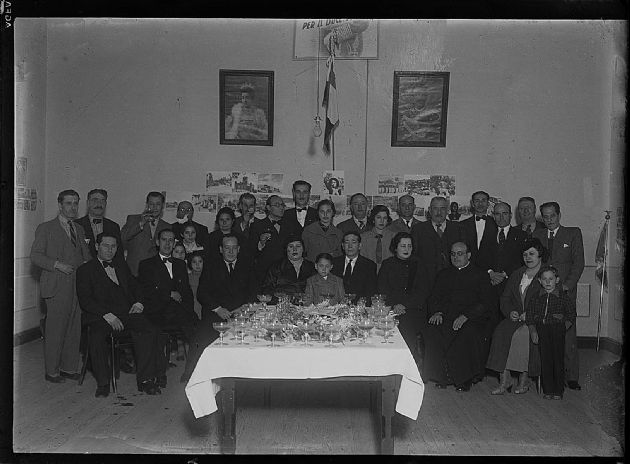 Brindis en la Sociedad Italiana