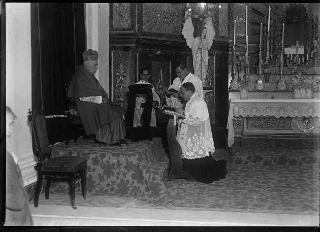 Monseñor Orzali y Padre Cangiano