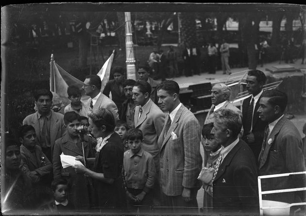 Discurso en Plaza Pringles