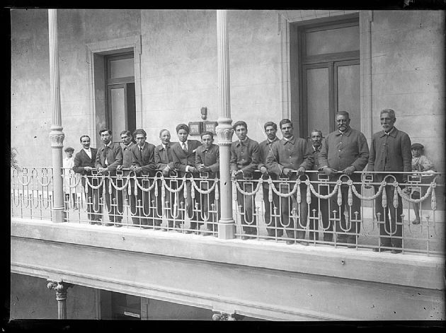 Grupo de Trabajadores en Casa de Gobierno