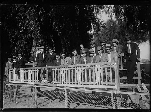 Caballeros en el Palco
