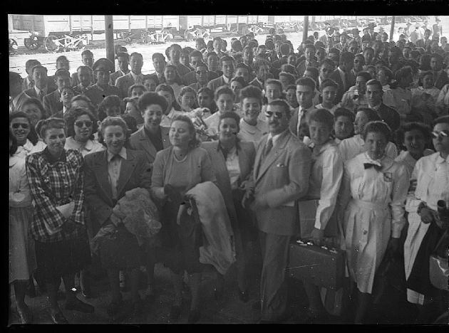 Despedida en la Estación