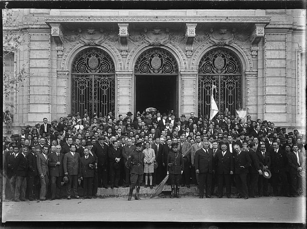 Toribio Mendoza en acto