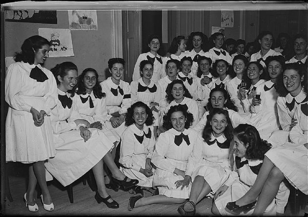 Alumnas de la Escuela Normal