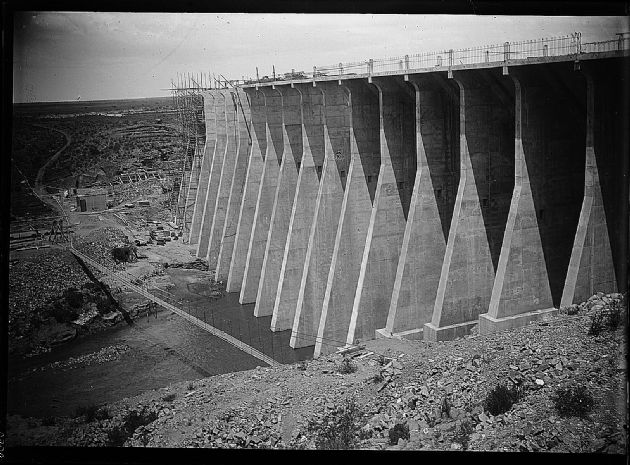 Construccion de dique La Florida