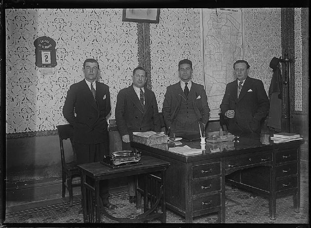 Funcionarios en la Casa de Gobierno
