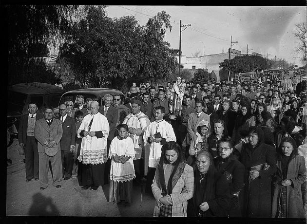 Procesión religiosa en San Luis
