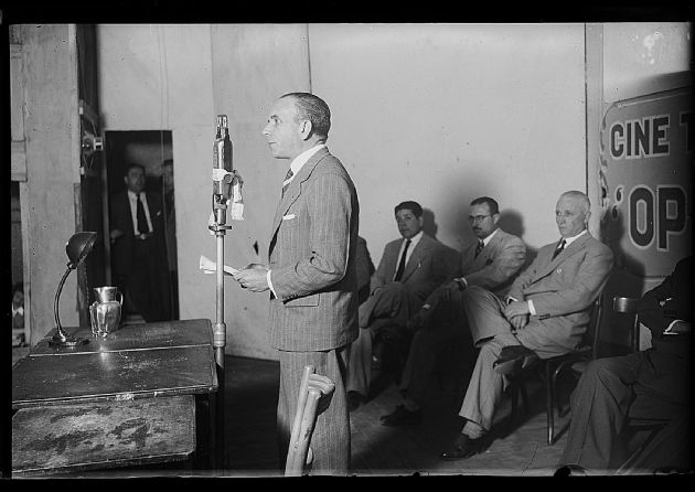 Discurso en el Teatro Opera